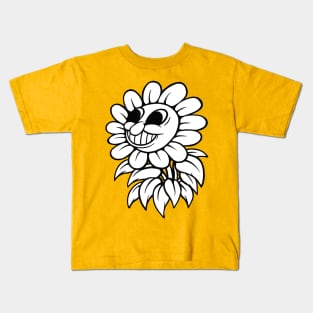 Happy Sentient Sunflower Kids T-Shirt